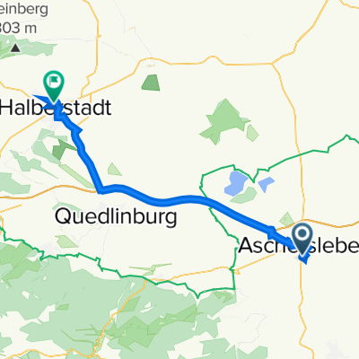 Eislebener Straße 17A, Aschersleben nach Georgenstraße 4, Halberstadt