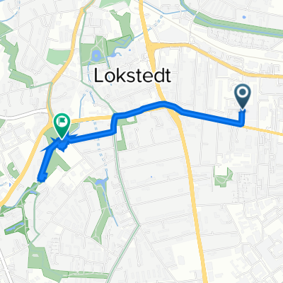 Offakamp 5–7, Hamburg nach Döhrnstraße 4, Hamburg