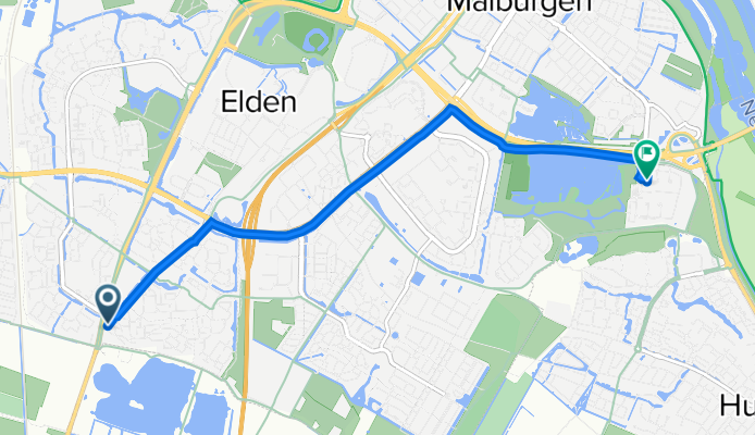 Randweg 23, Arnhem naar Loplein 27, Arnhem