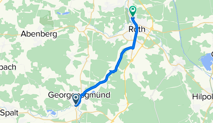 Hammerweg 6A, Georgensgmünd nach Peter-Henlein-Straße 1, Roth