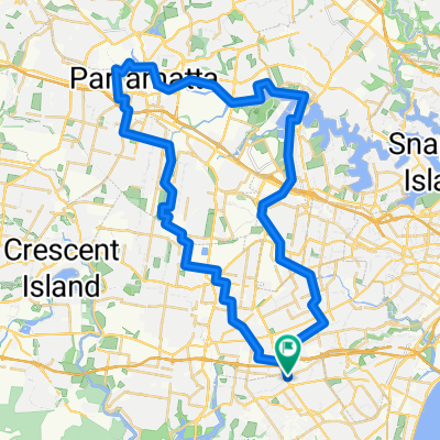 Beverly Hills to Parramatta Park via Merrylands and Homebush