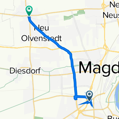 Hellestraße 18, Magdeburg nach Harsdorfer Straße 17, Magdeburg