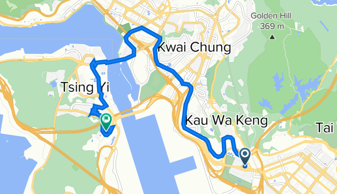 MTR Mei Foo Station to Hong Kong