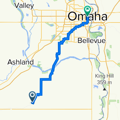 Nebraska Gap6: Elmwood to Omaha