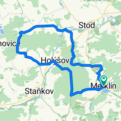 Merklín-Holýšov-Lisov-Střelice-Merklín