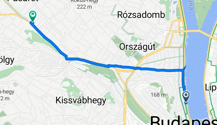 Budapest I. kerület, Budapest to Szilágyi Erzsébet fasor 121., Budapest