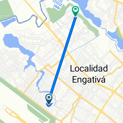 De Calle 65 105-2, Bogotá a Diagonal 89b 6, Bogotá