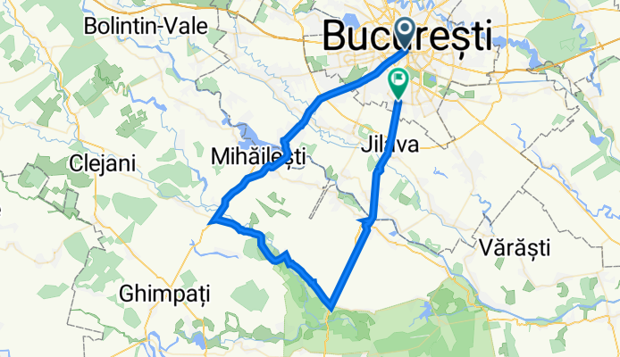 Bucuresti - Stalpu - Calugareni - Bucuresti
