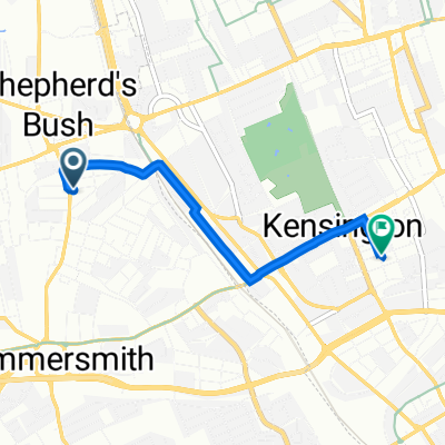 33 Shepherd's Bush Road, London do 71A Abingdon Road, London