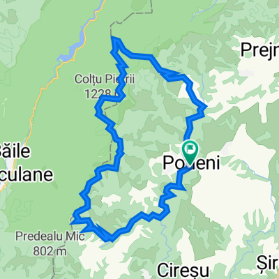 Podeni-Topolova-Culmea Munților Mehedinți-Balta Cerbului-Gornenți-Podeni