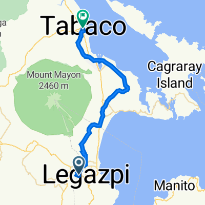 Route to 9P5J+P4J, Tabaco City