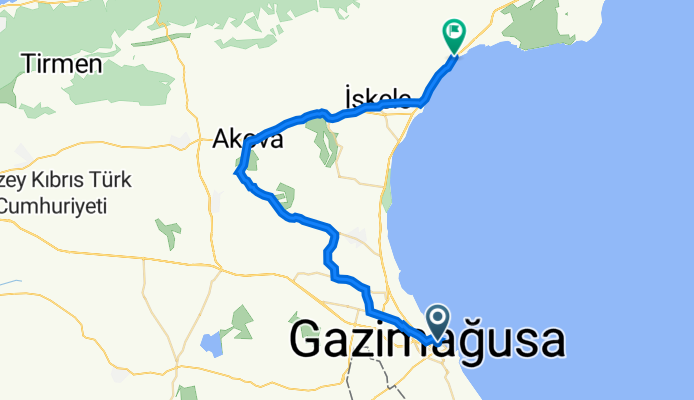 Naim Efendi Sokak 11, Gazimağusa nach 8X83+PJ5, Boğaz