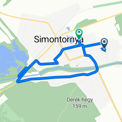 Fürdő utca 2, Simontornya - Vak Bottyán telep 6, Simontornya