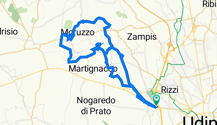 Percorso per Via Tolmezzo 3/A, Passons