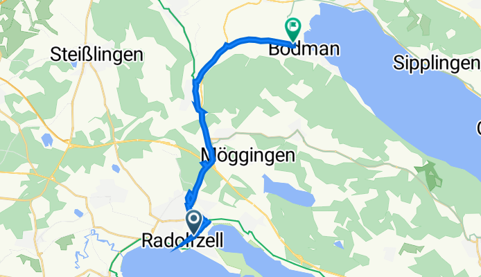 Konstanzer Straße 20/1, Radolfzell am Bodensee nach Breite 10, Bodman-Ludwigshafen