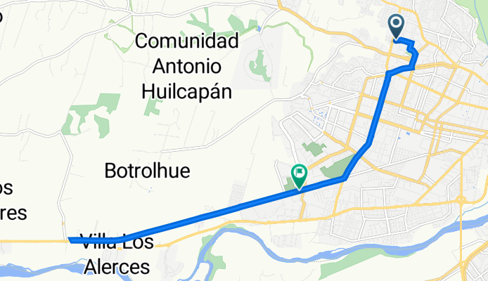 Cordillera 515, Temuco to Ciclovía Temuco-Labranza, Temuco