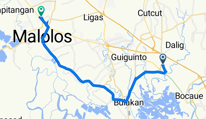 P. Castro Street, Balagtas (Bigaa) to Malolos Convention Center Service Road, Malolos City