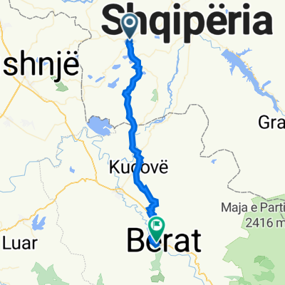 De Rruga Dumreja a Rruga Kristaq Tutulani 7962, Berat