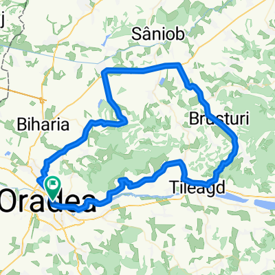 Circuit:Oradea-Cetariu-Sisterea-Salard-Spinus-Uileac-Botean-Oradea