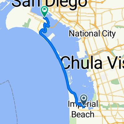 495 Tenth St, Imperial Beach to Coronado