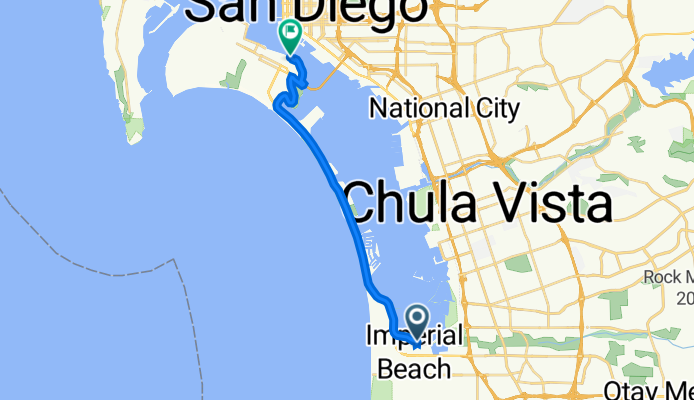 495 Tenth St, Imperial Beach to Coronado