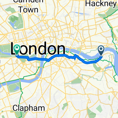 60 Brunel Road, London to Quietway Link, London