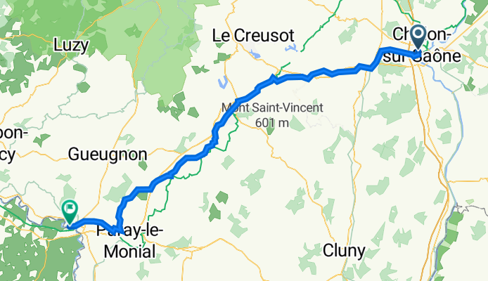 2023 1 - Chalon à Digoin - 96.4 km +600D+