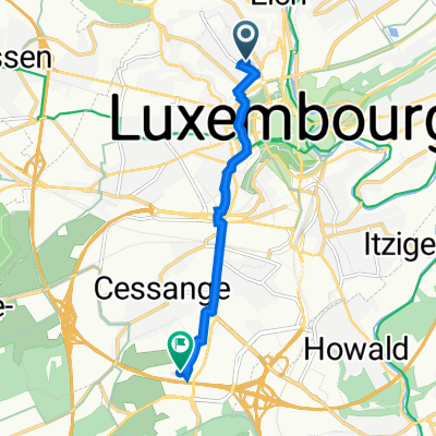 48 Rue Henri VII, Luxembourg to Impasse Drosbach, Luxembourg