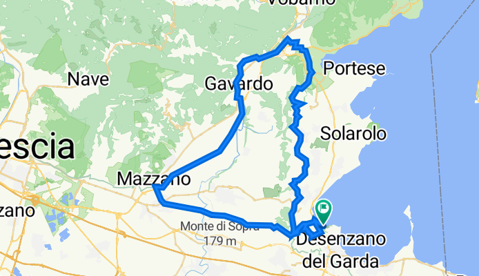 LAGO DI GARDA (Lombardia): anello ciclabili Valtenesi e Gavardina