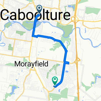 Caboolture East to 1 Parer Cr, Morayfield