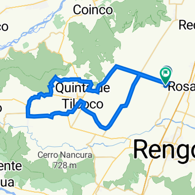 Ruta H-50, Rengo a Rosario Poniente, Rengo