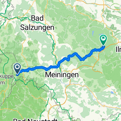 Oberhoftour 4-Tagesvariante 2. Eisenacher Hs - Oberhof, entschärft
