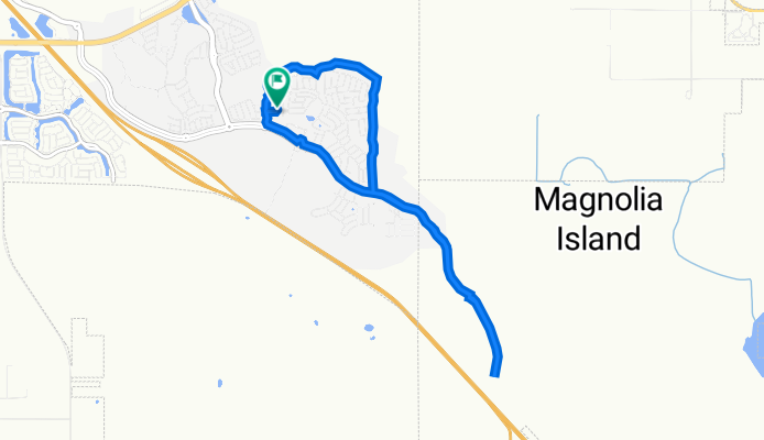 Route to Kathleen Lane 5793, Wildwood