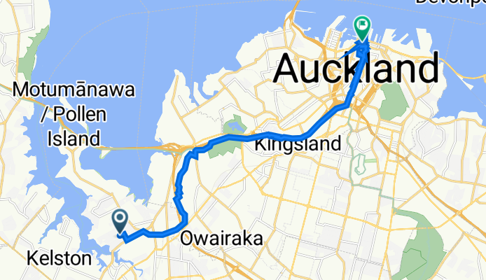 75D Canal Rd, Auckland to 29 Customs St West, Auckland