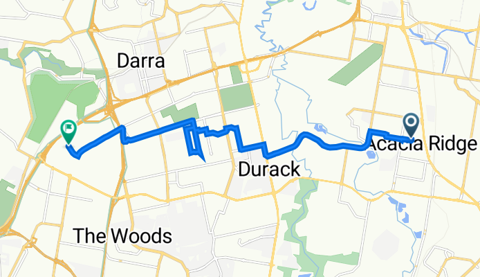 67 Mannington Rd, Acacia Ridge to 56 Barracks Rd, Wacol