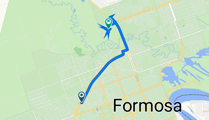De O Higgins 3901, Formosa a Vía sin nombre
