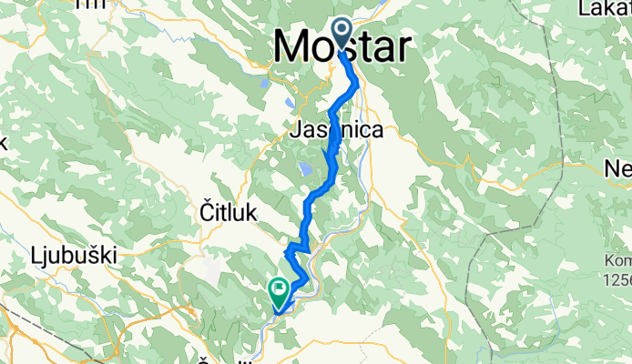Mostar Šurmanci brdom