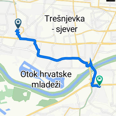 Pavlenski put 5D, Zagreb to Nehruov trg 18, Zagreb