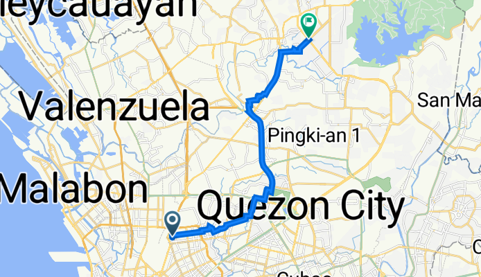 Mauban, Lungsod Quezon to Mindanao Avenue, Quezon City