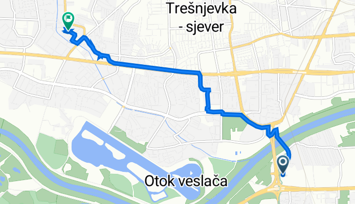 QXH3+PJ, Zagreb to Pavlenski put 5A, Zagreb