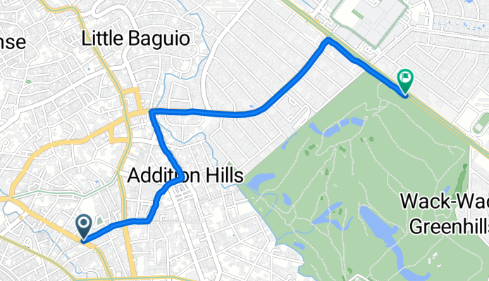 73 Araullo Street, San Juan City to Ortigas Avenue, Mandaluyong