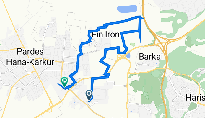 Gan Ha-shomron to 32.466° N 34.991° W