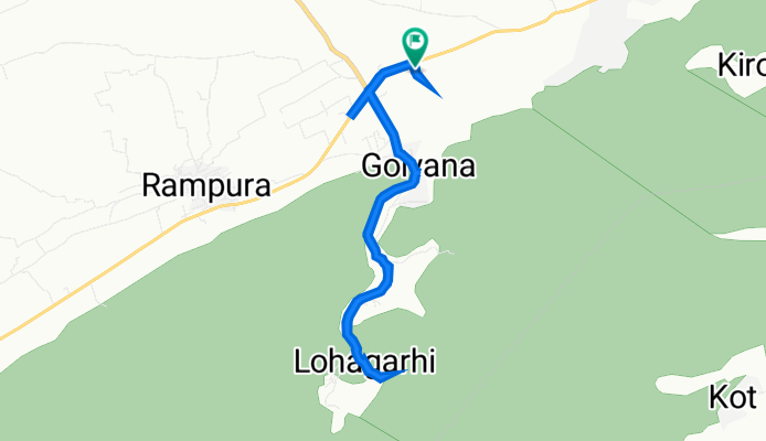 Route to P92V+W9R, Jhunjhunu
