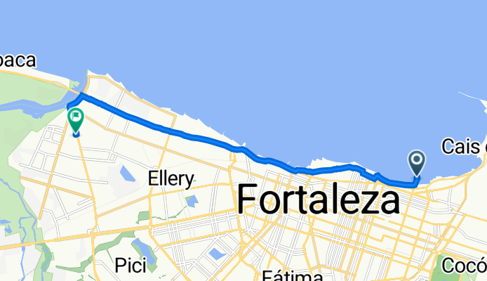 De Avenida Beira Mar 3009 a Rua Sírios 120