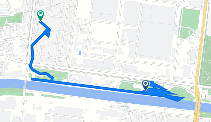 Лодочная улица, 8 с2, Москва до Сходненская улица, 6 к1, Москва
