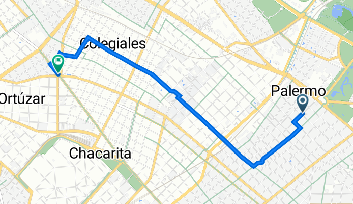 Thames 2319, Buenos Aires a Avenida Forest 1200–1298, Buenos Aires