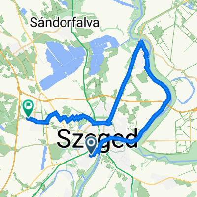 Apáca utca 25., Szeged to Széksósi út 53., Kiskundorozsma