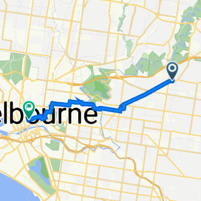 1–5 Hatfield St, Balwyn North to 379 Little Collins St, Melbourne