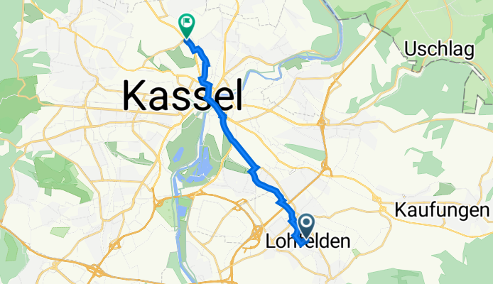Märchenlandweg 20, Lohfelden nach Holländische Straße 131, Kassel