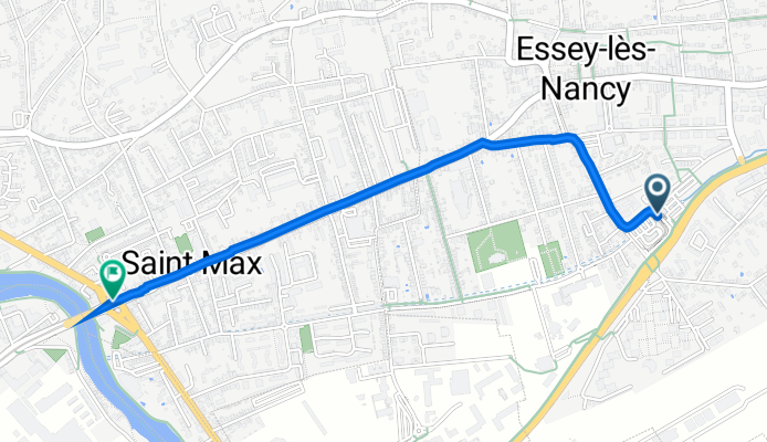 Essey-lès-Nancy à Avenue Carnot, Saint-Max
